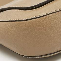 Furla Beige Leather Shoulder Bag