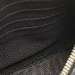Furla Black/Dye White Leather Double Pouch