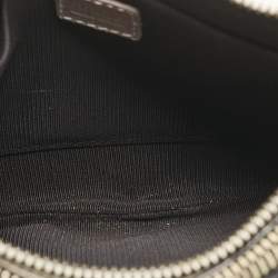 Furla Black/Dye White Leather Double Pouch