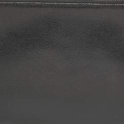 Furla Black/Dye White Leather Double Pouch