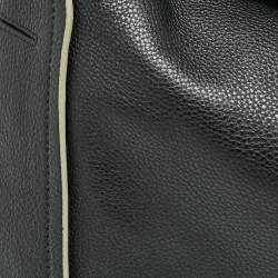 Furla Black Leather Zip Hobo