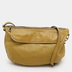 Furla Yellow Leather Crossbody Bag