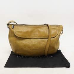 Furla Yellow Leather Crossbody Bag
