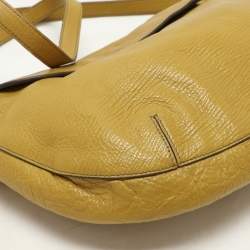 Furla Yellow Leather Crossbody Bag