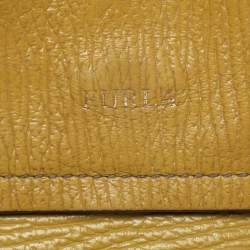 Furla Yellow Leather Crossbody Bag