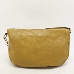 Furla Yellow Leather Crossbody Bag