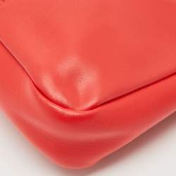 Furla Red Leather Logo Shoulder Bag