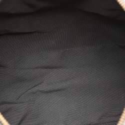 Furla Blue/Black Python Embossed Leather Hobo
