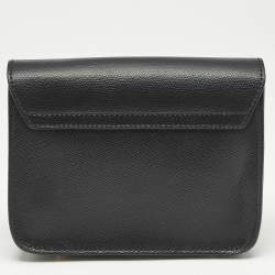Furla Black Leather Mini Metropolis Crossbody Bag