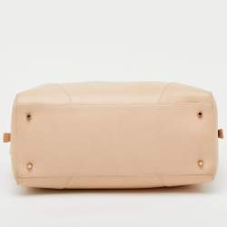 Furla Beige Leather Dolly Satchel