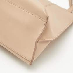 Furla Peach Leather Zip Shoulder Bag