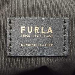 Furla Black Leather Favola Backpack