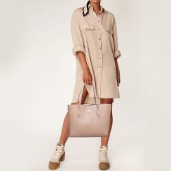 Furla Pink Leather Era Tote