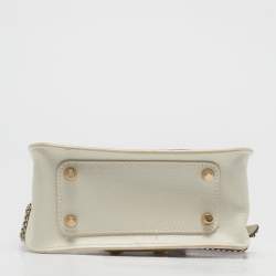 Pre Owned Furla Multicolor Leather Mini Metropolis Changeable Flap Crossbody Bag