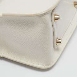 Pre Owned Furla Multicolor Leather Mini Metropolis Changeable Flap Crossbody Bag