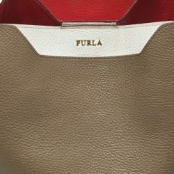 Pre Owned Furla Multicolor Leather Shoulder Bag
