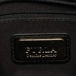 Pre Owned Furla Black Leather Agata Satchel