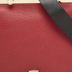 Pre Owned Furla Multicolor Leather Medium Cortina Top Handle Bag