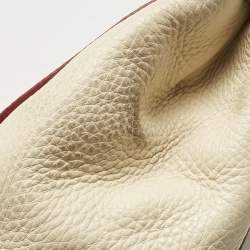 Pre Owned Furla Multicolor Leather Medium Cortina Top Handle Bag