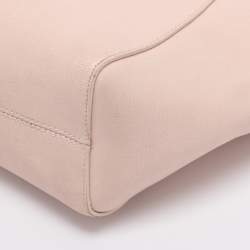 Pre Owned Furla Blush Pink Leather Julia Chain Tote