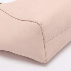 Pre Owned Furla Blush Pink Leather Julia Chain Tote