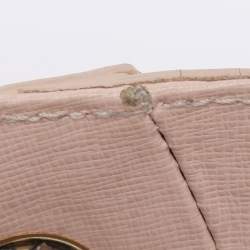 Pre Owned Furla Blush Pink Leather Julia Chain Tote