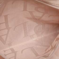 Pre Owned Furla Blush Pink Leather Julia Chain Tote