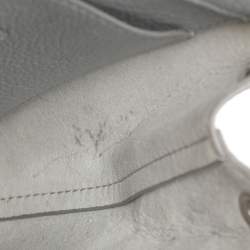 Pre Owned Furla Silver Leather Mini Perla Tote