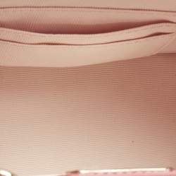 Pre Owned Furla Pink Leather Metropolis Top Handle Bag