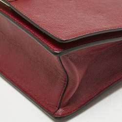 Pre Owned Furla Red Leather Mimi Shoulder Bag