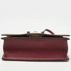 Pre Owned Furla Red Leather Mimi Shoulder Bag