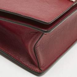 Pre Owned Furla Red Leather Mimi Shoulder Bag