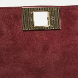 Pre Owned Furla Red Leather Mimi Shoulder Bag