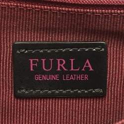Pre Owned Furla Red Leather Mimi Shoulder Bag