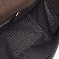 Pre Owned Furla Multicolor Animal Print Leather Flap Shoulder Bag