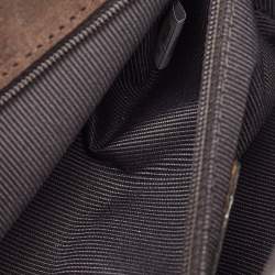 Pre Owned Furla Multicolor Animal Print Leather Flap Shoulder Bag