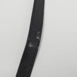 Pre Owned Furla Black Leather Middle Zip Tote