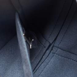 Pre Owned Furla Blue Leather Mini Nuvola Bucket Bag