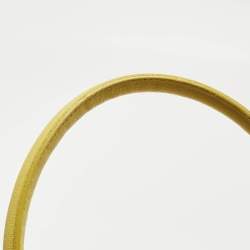 Pre Owned حقيبة يد فورلا ليندا كبيرة جلد أصفر