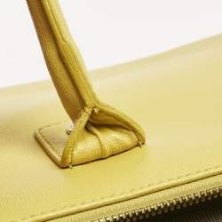 Pre Owned حقيبة يد فورلا ليندا كبيرة جلد أصفر