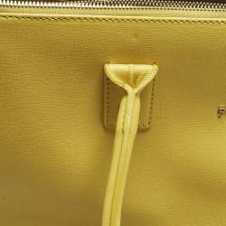 Pre Owned حقيبة يد فورلا ليندا كبيرة جلد أصفر