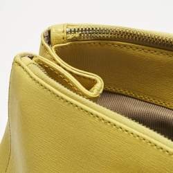 Pre Owned حقيبة يد فورلا ليندا كبيرة جلد أصفر