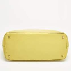 Pre Owned حقيبة يد فورلا ليندا كبيرة جلد أصفر