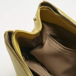 Pre Owned حقيبة يد فورلا ليندا كبيرة جلد أصفر