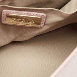 Pre Owned Furla Light Pink Leather Bella Top Handle Bag