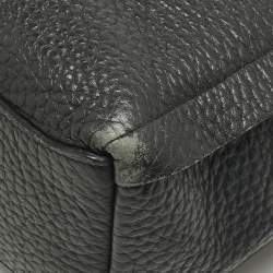 Pre Owned Furla Black Leather Capriccio Tote