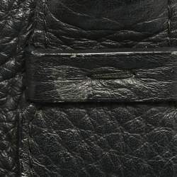 Pre Owned Furla Black Leather Capriccio Tote