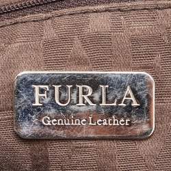 Pre Owned Furla Brown Leather Shoulder Bag