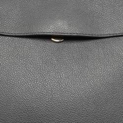 Pre Owned Furla Grey Leather Medium My Piper Top Handle Bag