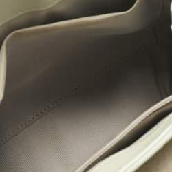 Pre Owned Furla Light Green Leather Mini 1927 Top Handle Bag